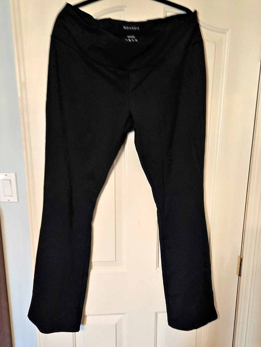 WOMANCE Style Black 2XL Wide Leg Leggings